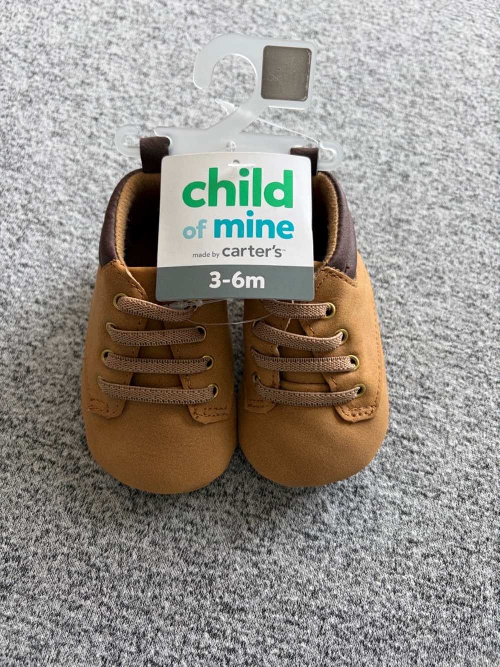 Carters Brown Baby Shoes - 3-6M